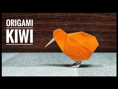Origami Kiwi | Origami Birds | Origami tutorial | Paper craft