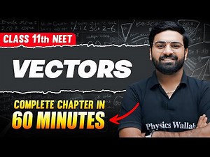 VECTORS in 60 Minutes | Full Chapter For NEET | PhysicsWallah