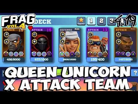 FRAG Pro Shooter - Queen Unicorn X Attack Team🔥4.19 Gameplay Walkthrough🔥(iOS,Android)