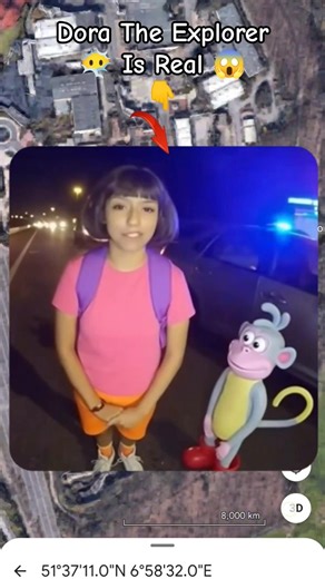 Dora The Explorer Is Real 😶‍🌫️😱 on google maps and google earth #shots #universalskt