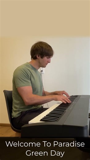 Welcome To Paradise - Green Day (Piano Cover)