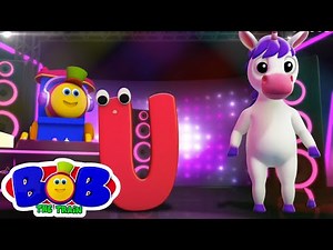 Uの発音の歌 | こども のうた | アニメーション | Bob The Train Japan | 日本語 の童謡