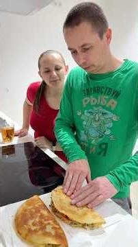 The Fastest Cheburek Ever! Dad Feeds the Whole Family in Minutes!