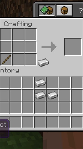 minecraft craft me SHORT SWORD #minecraft #shorts