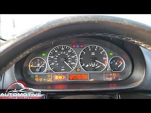 E46 BMW 3-Series Gauge Cluster Built-in Self Test Initiation