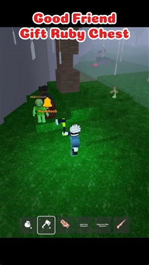 Good Friend Gift Ruby Chest #roblox #99nightintheforest #99nights #usa
