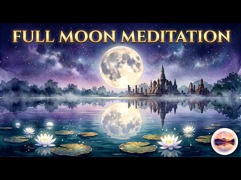 Full Moon Meditation Music | 2 Hours Ethereal Ambient Soundscape | Inner Peace