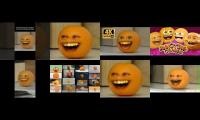Mix of 8 videos from youtube : The Annoying Orange (Original) All Versions Part Two.