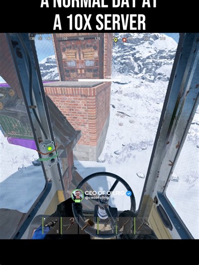 Exploring Gameplay on a 10x Rust Server