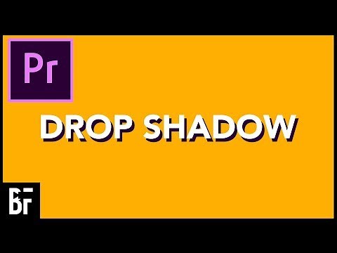 Drop Shadow Text in Premiere Pro