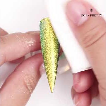 Bubble Nails with Neon Powder Tutorial