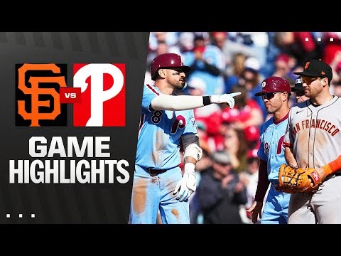Giants vs. Phillies Game Highlights (4/17/25) | MLB Highlights