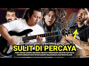 TERBARU‼️PARA MUSISI DIBUAT GELENG² ALIP BA TA MAINKAN LAGU ROCK KLASIK DGN SATU GITAR AKUSTIK SAJA