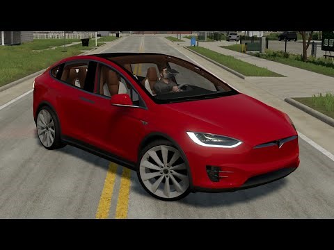 Tesla Model X - Farming Simulator 2022 - Electric Car [FS 22 LS 22 Fast Super Sports Car Mod]