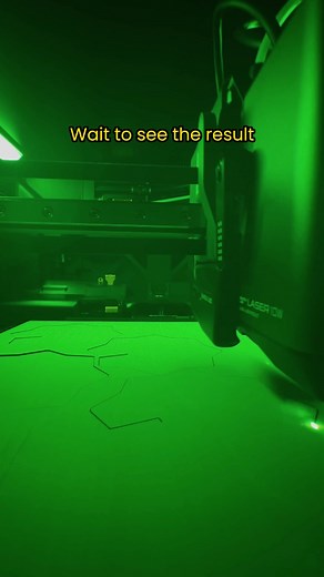 Bambu Lab on Instagram: "H2D Laser in action! ⚡️ #H2Dlaser #Bambuletsmakeit #DIY"