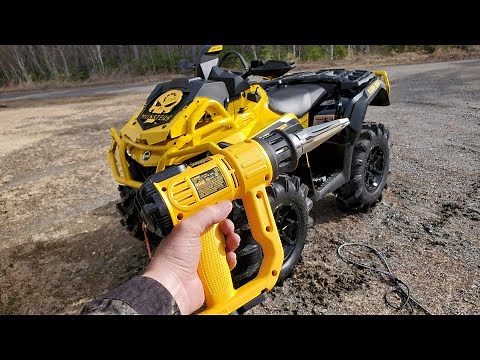 How to Easily Remove Decals/Stickers on your ATV, Side by Side, etc