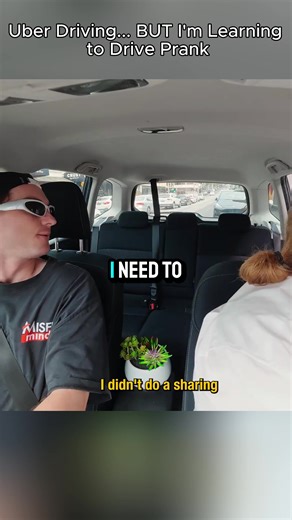 ##Uber Driving... BUT I'm Learning to Drive Prank Part 4