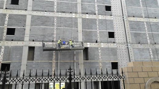 High Rise Window Cleaning Steel Platform Construction Scaffolding Gondola