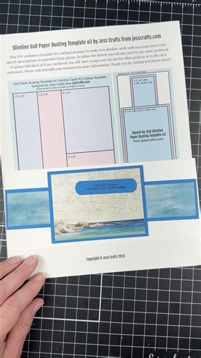 Easy Slimline Card Idea #papercrafting #cardmaking #cardcreations
