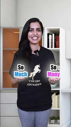 So Many or So Much? | Countable Vs Uncountable Nouns Grammar Lesson | Learn English #shorts