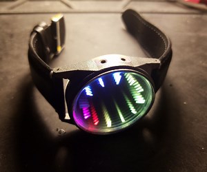 Vortex Watch: an Infinity Mirror Wristwatch