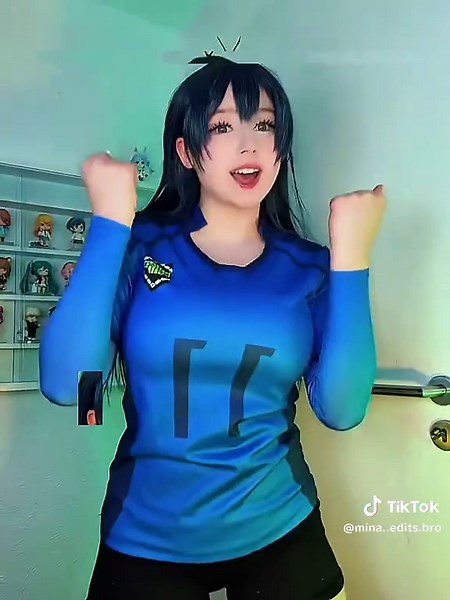 Cosplay de Blue Lock con Mina