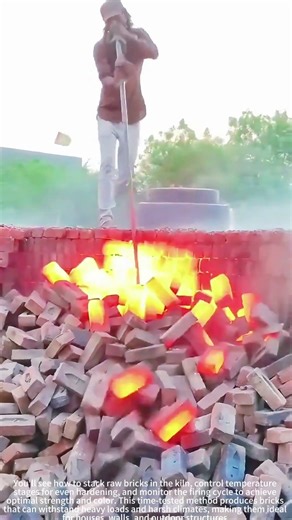 High-Temperature Brick Firing! 🔥🧱