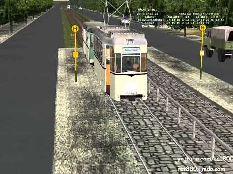 Msts Addon Pro Train 37 Straßenbahn Berlin Köpenick - von Ostkreuz bis Relaiswerk [720p]