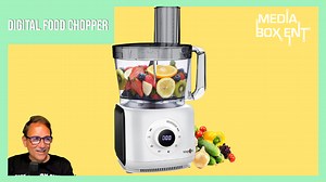 Watch 7 in 1 food processor with LCD screen, compact design on Amazon Live