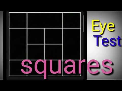 Eye Test How Many Squares challenge answer