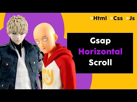 Horizontal scroll animation with Gsap ScrollTrigger | Creative tutorial