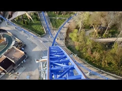 Millennium Force Front Seat POV 2014 FULL HD Cedar Point