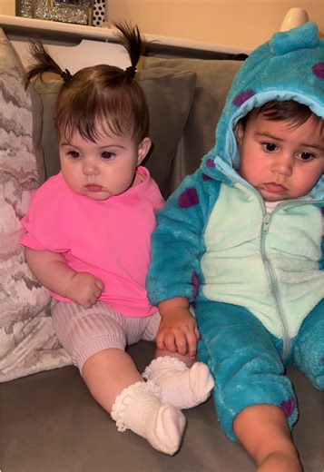 Sully and Boo's First Halloween Celebration