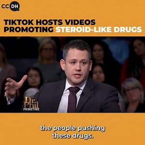 Our Head of Research, Callum Hood, joined Dr. Phil to discuss how TikTok puts young people's health at risk. CCDH's research found that TikTok hosts videos encouraging the sale of dangerous steroids & steroid-like drugs to young men. Watch now 👇 | Center for Countering Digital Hate