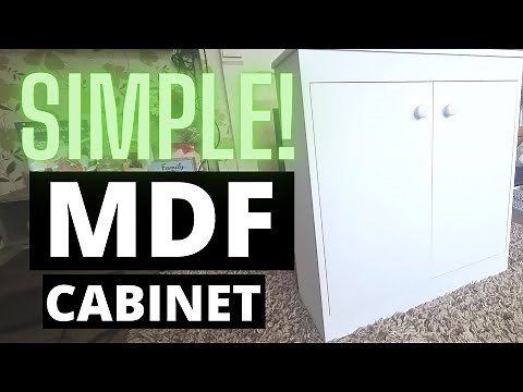 Build A Simple MDF Cabinet