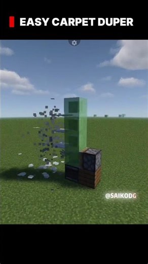 😄EASY CARPET DUPER TUTORIAL IN MINECRAFT 🤯