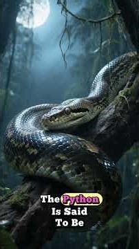 The Legendary Python of the Forbidden Swamp #animal #wildlife #history
