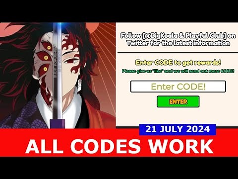 *ALL CODES* [Event II] Demon Slayer War Tycoon ROBLOX | 07/21/2024