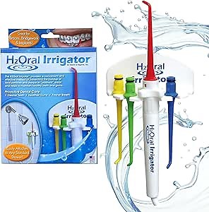 Oral Irrigator Shower Dental Care System | Advanced Shower Water Flosser for Healthy Gums and Teeth | Shower Flosser | Dental Water Flosser for Superior Dental Hygiene at Home | Made in U.S.A.