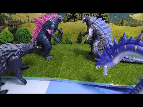 Godzilla Evolved vs Godzilla (2014),Drownviper and Frost Vark | Full Battle