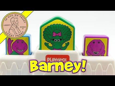 Barney Mini Popin' Pal, 3 Fun Pop Up Surprises!