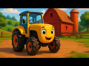 El Tractor Amarillo de la Granja 🚜💛🎵 Canciones Infantiles Educativas para Niños
