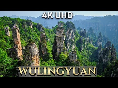 Wulingyuan Scenic Area Hunan, Zhangjiajie, China 4k