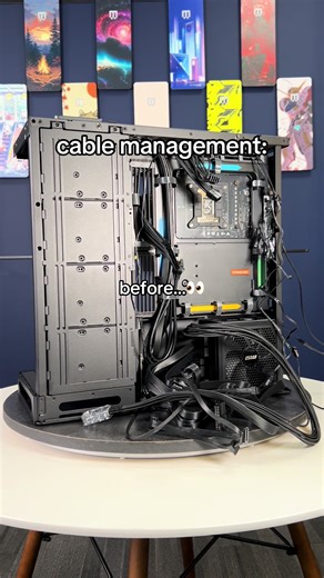 Clean cable management just hits different 😌 #pcbuild #pc #cablemanagement #pcgaming #gamingpc