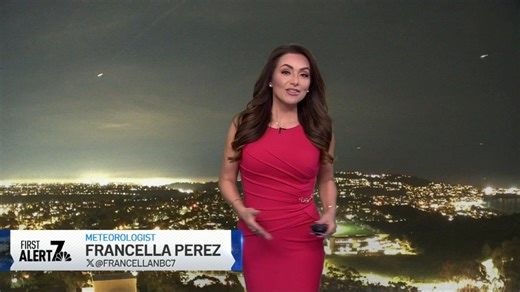 Francella Perez's evening weather forecast for January 25, 2026