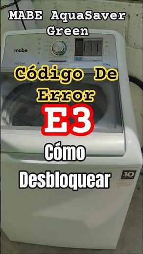 Mabe Washing Machine Freezes: How to Fix: How to Reset and Unlock #washingmachine #Mabe #aquasave...