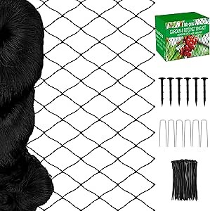 Amazon.com : Bird Netting - 25'x100' Heavy Duty Nylon Net with 2' Mesh for Garden Protection, Chicken Coop, Fruit Tree, Orchard : Patio, Lawn & Garden