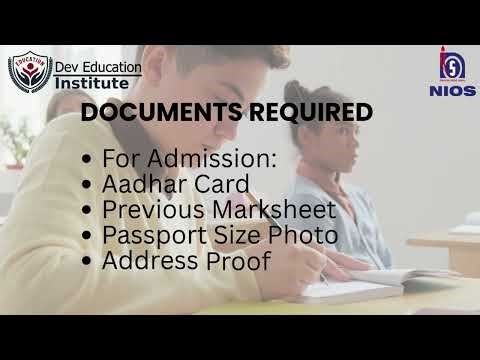 NIOS 10th & 12th Admission Open for Fresh, Failed & Dropout Students
