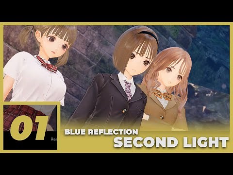 Let's play BLUE REFLECTION Second Light (PC, 4K, English dub, GTX 1080ti MAX Settings) - Part 1