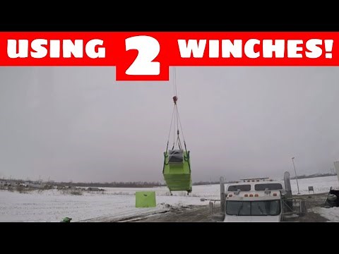 Using two winches on a crane - Main and Auxiliary winch on a crane